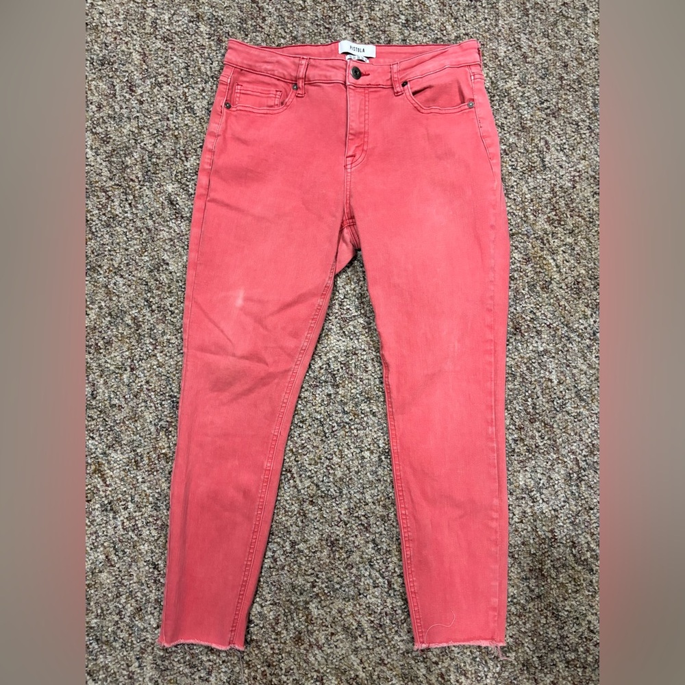Pistola Women's Coral Skinny Raw Hem Jeans